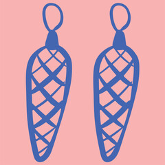 Christmas Ornament Line Art Sketch, Minimal Hand Drawn Holiday Decoration, New Year Bauble Illustration	
