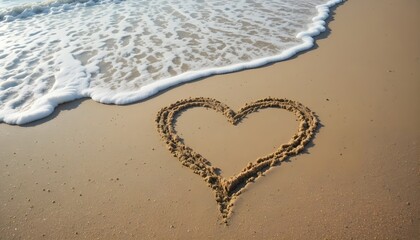 heart on the beach