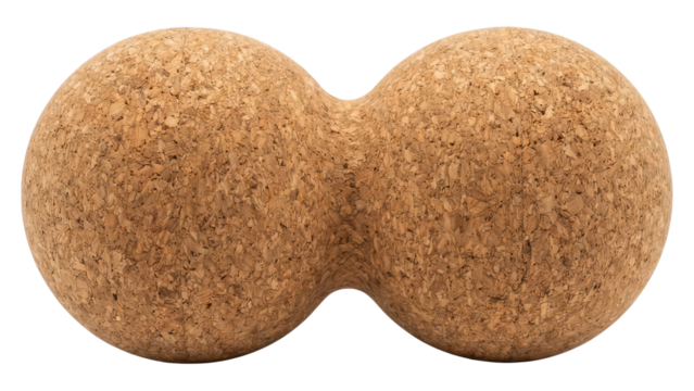 Cork Massage Ball: Ideal for Myofascial Release and Deep Tissue Massage