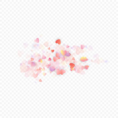 red hearts on white background