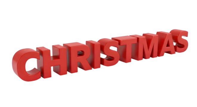 Christmas Lettering PNG Transparent - Powered by Adobe