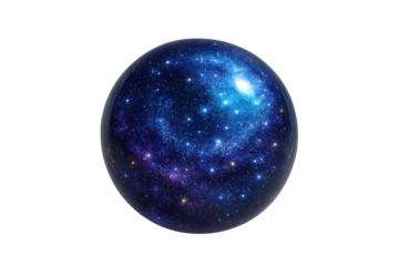 Galaxy sphere representing space, universe, and cosmos concept