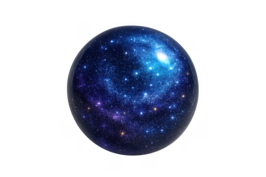 Galaxy sphere representing space, universe, and cosmos concept - Powered by Adobe