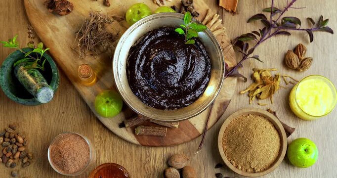 Chyavanprash or chyawanprash is widely consumed in India as a dietary ayurvedic supplement
