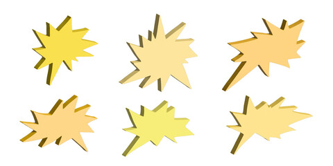 3d speech bubble Blank empty message box Textbox frame for banners, price tags, stickers, design