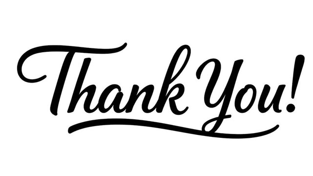 The word than is written in a cursive font isolated on white background