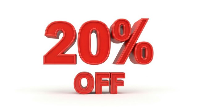 Save big with 20 percent off all items