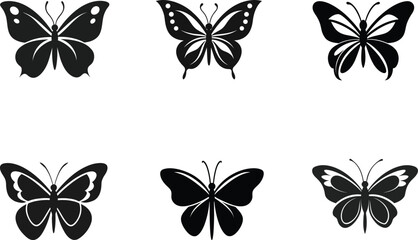 Collection of ten butterfly themed icons © MD .SHAHIN