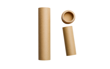 Natural and eco friendly deodorant bar in push up tub combining practicality and environmentally conscious design isolated on transparent background PNG