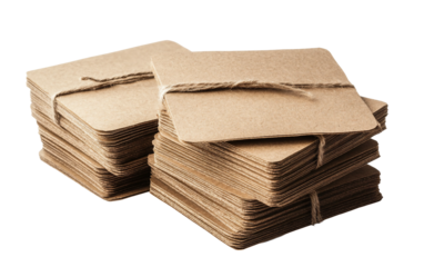 Collection of environmentally friendly packaging labels and sticker designs placed together for green marketing isolated on transparent background PNG