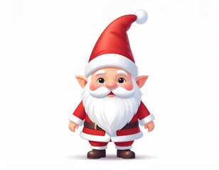 Skrzat lub krasnoludek na białym tle