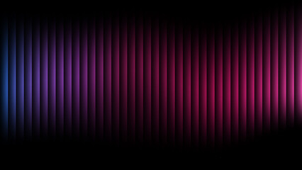 Abstract gradient vertical line pattern from blue to pink color for background with shadow and copy space area