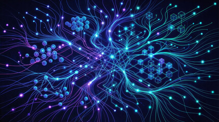Network of digital data connections