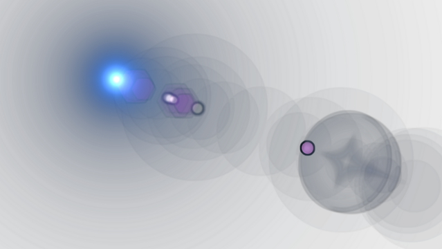 Add a touch of cosmic wonder to your designs with this ethereal lens flare, perfect for science fiction themes, futuristic visuals, and adding a magical glow to any project, stunning!