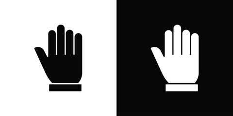 Fototapeta premium Hand icon design concept. vector flat icons