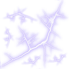 Intense electric lightning strikes across a dark sky