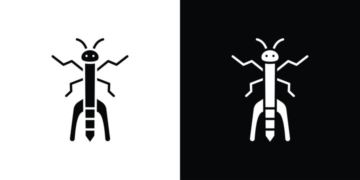 Locust icon design concept. vector flat icons