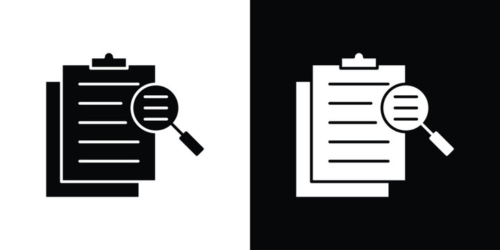 Overview icon design concept. vector flat icons