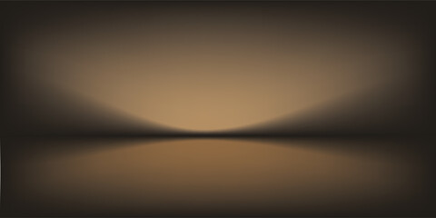 gray studio background. Abstract limbo podium studio room. Dark red gradient wall floor and spotlight scene. Showcase, promotion display. Vector stage mockup illustration