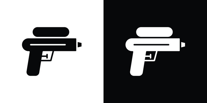 Squirt gun icon design concept. vector flat icons