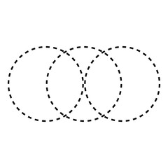 Circle outline patterns 