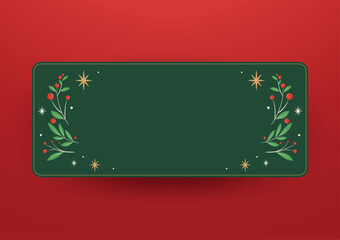 Christmas sale stickers and label. Price tag holiday. Christmas stickers. Free space for text.