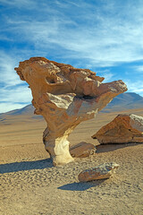 Unusual Rock Formation in the Bolivian Altiplano