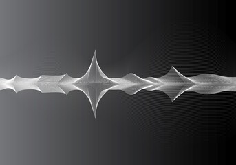 abstract metal background with a hole