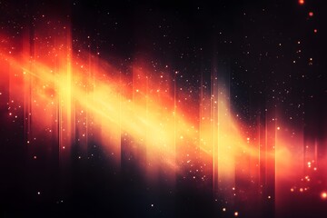 Download high resolution orange and yellow abstract background with glowing light effects design art