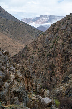 scenic view of Ourika valley Maroc