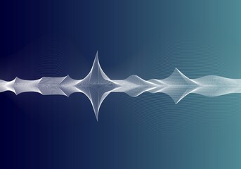 abstract blue background with stars