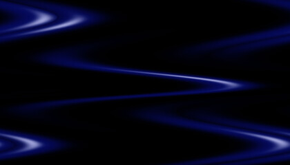 Abstract dark background with flowing blue light trails creating a modern and elegant  element for digital projects and presentations.