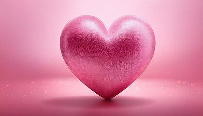 Pink Heart On A Pink Background Big Pink Hear Vector Illustration Women S Day