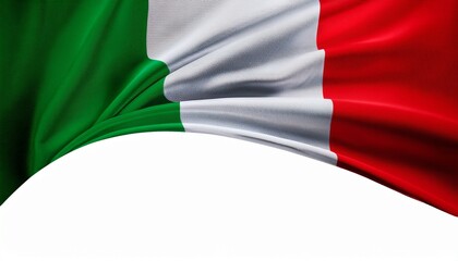 Italian Flag Abstract Wave Design Isolated On Transparent Background Patriotic Banner For Italy National Day Celebration Sports Event Cultural Festival Travel Poster And Italian Cuisine Promotion