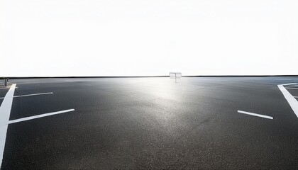 Wide White Background 3D Illustration