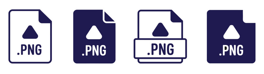 Download PNG icon, file symbol for website or app design, portable network graphic format, design resource to represent photos and transparent backgrounds