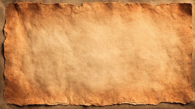An old parchment paper background, warm tone with faded edges - Powered by Adobe