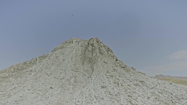 Wide Angle View of Gobustan Mud Volcano &ndash; 4K Azerbaijan Footage