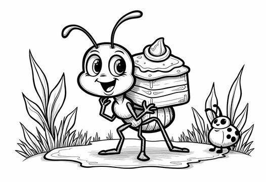 Cute Ant Character 2
