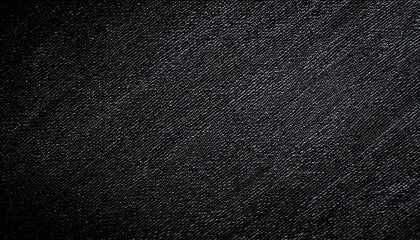 Black Denim Fabric Texture Background