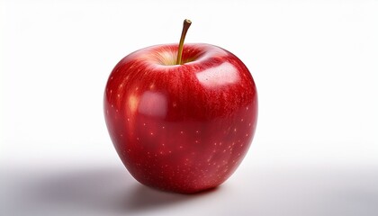Fresh Tasty Red Apple Isolated On White Background
