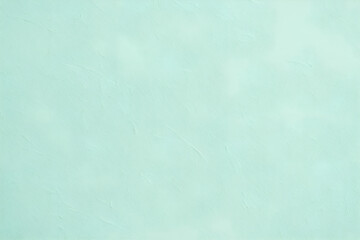Obraz premium Pastel mint matte plaster texture with soft irregular strokes
