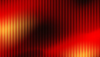  Fractal glass vector background with glowing sunset gradient. Radiant summer heat, vivid golden light and warm energy lines for abstract design, wallpaper, poster and magical sunset illustration