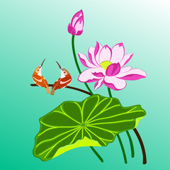 Obraz premium vector illustration of a flower