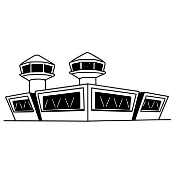 A retro-modern terminal blending old split-flap signs with advanced hex-pattern architecture.