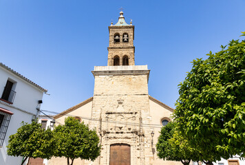 Fototapeta premium Church of Our Lady of the Assumption in Castro del Rio, province of Cordoba, Andalusia, Spain
