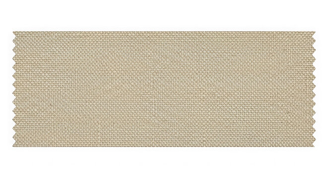 Close up of a textured beige woven fabric with a subtle geometric pattern