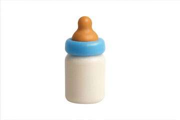Baby bottle filled with milk for infant feeding