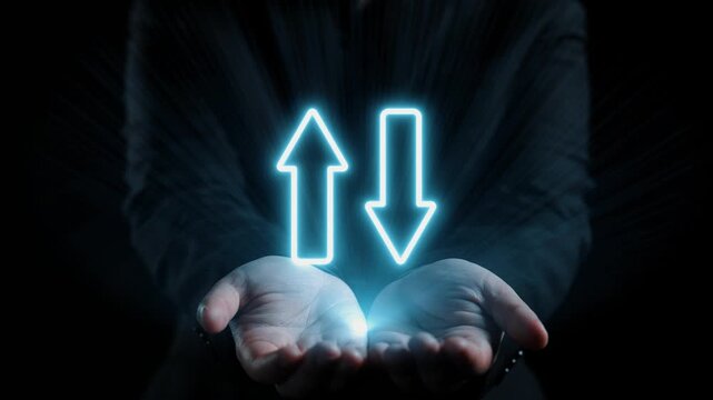 Visual representation of balancing quality and cost in business decisions. The graphic illustrates contrasting arrows, highlighting the importance of optimizing performance. Qubit