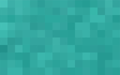 Teal Tosca Gradient Pixelated Mosaic Background. Pixel Grid Texture for Abstract Background.
